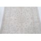 Hand Knotted Oushak Rug | Beige Turkish Accent Rug with All-Over Floral Design | 100% Wool Hand Knotted Oushak Rug | Beige Turkish Accent Rug with All-Over Floral Design | 100% Wool