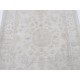 Hand Knotted Oushak Rug | Beige Turkish Accent Rug with All-Over Floral Design | 100% Wool Hand Knotted Oushak Rug | Beige Turkish Accent Rug with All-Over Floral Design | 100% Wool