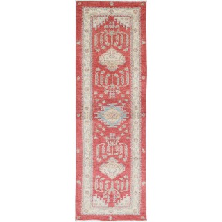 Traditional Handmade Red Runner Rug for Kitchen and Corridor | Wool Hallway Rug | Stair Rug