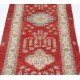 Traditional Handmade Red Runner Rug for Kitchen and Corridor | Wool Hallway Rug | Stair Rug