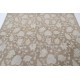 Hand Knotted Floral Area Rug, Beige and Brown Wool Carpet with Botanical Vine Pattern, Neutral Rug for Living Room Hand Knotted Floral Area Rug, Beige and Brown Wool Carpet with Botanical Vine Pattern, Neutral Rug for Living Room