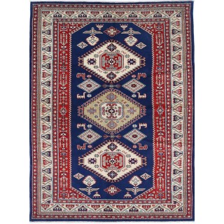 Authentic Accent Rug | Hand Knotted Rug | Turkish Area Rug for Bedroom, Kitchen and Entryway Decor | Woolen Floor Covering
