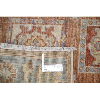 Hand Knotted Coral, Gray, Ivory Wool Area Rug | Turkish Geometric Design Accent Rug Hand Knotted Coral, Gray, Ivory Wool Area Rug | Turkish Geometric Design Accent Rug