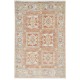 Hand Knotted Coral, Gray, Ivory Wool Area Rug | Turkish Geometric Design Accent Rug Hand Knotted Coral, Gray, Ivory Wool Area Rug | Turkish Geometric Design Accent Rug