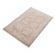 Hand Knotted Red, Tan, Light Blue and Ivory Wool Area Rug | Geometric Floral Small Rug Hand Knotted Red, Tan, Light Blue and Ivory Wool Area Rug | Geometric Floral Small Rug