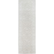 Beige Hallway Rug | Kitchen Runner Rug | Handknotted Corridor Rug | Wool Stair Rug