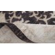 Hand Knotted Floral Turkish Area Rug with Brown Field and Beige Border | 100% Wool Hand Knotted Floral Turkish Area Rug with Brown Field and Beige Border | 100% Wool