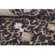 Hand Knotted Floral Turkish Area Rug with Brown Field and Beige Border | 100% Wool Hand Knotted Floral Turkish Area Rug with Brown Field and Beige Border | 100% Wool