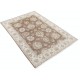 Hand Knotted Brown, Ivory Wool Area Rug | Turkish Oushak Style Accent Rug Hand Knotted Brown, Ivory Wool Area Rug | Turkish Oushak Style Accent Rug
