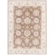 Hand Knotted Brown, Ivory Wool Area Rug | Turkish Oushak Style Accent Rug Hand Knotted Brown, Ivory Wool Area Rug | Turkish Oushak Style Accent Rug