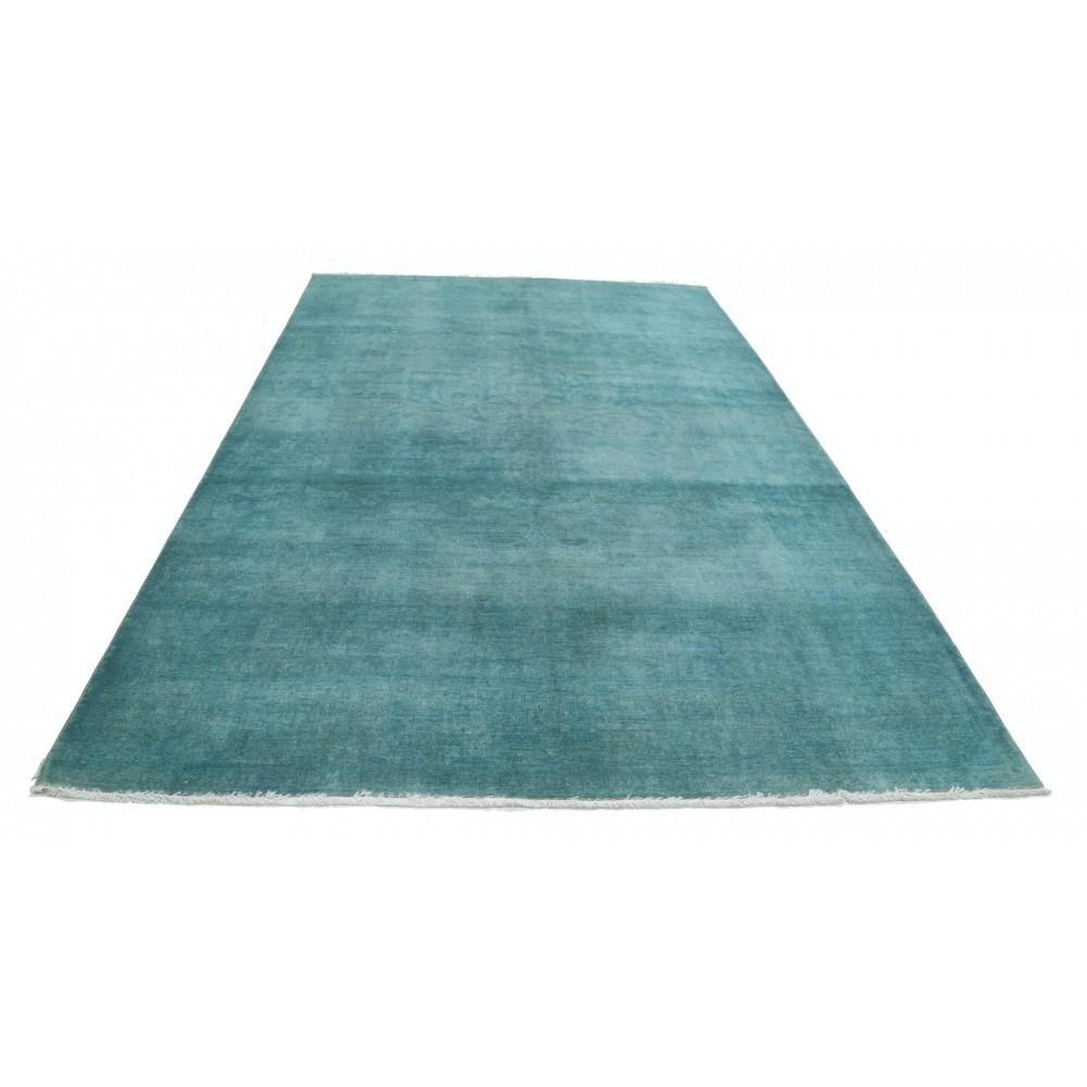 Hand Knotted Teal Blue Wool Area Rug | Turkish Floral Medallion Design Carpet Hand Knotted Teal Blue Wool Area Rug | Turkish Floral Medallion Design Carpet