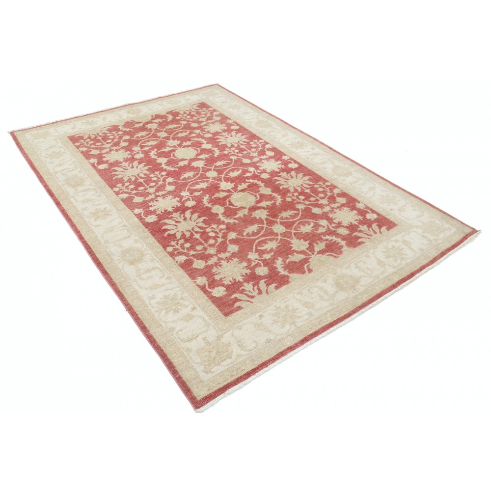 Hand Knotted Floral Oushak Rug, Red Ivory Large Area Rug, Wool Carpet for Home Decor Hand Knotted Floral Oushak Rug, Red Ivory Large Area Rug, Wool Carpet for Home Decor