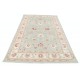 Hand Knotted Light Blue and Beige Wool Area Rug | Traditional Oushak Floral Patterned Carpet Hand Knotted Light Blue and Beige Wool Area Rug | Traditional Oushak Floral Patterned Carpet