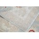 Hand Knotted Light Blue, Ivory and Red Wool Area Rug | Turkish Floral Design Accent Rug Hand Knotted Light Blue, Ivory and Red Wool Area Rug | Turkish Floral Design Accent Rug