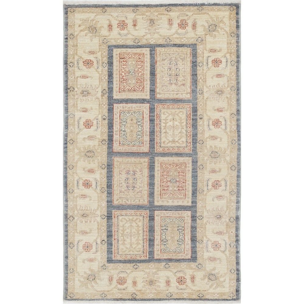 Traditional Hand Knotted Accent Rug | Turkish Area Rug for Bedroom, Kitchen and Entryway Decor | 100% Wool