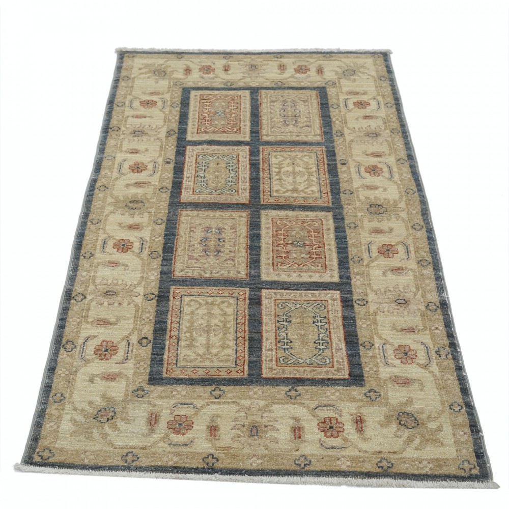 Traditional Hand Knotted Accent Rug | Turkish Area Rug for Bedroom, Kitchen and Entryway Decor | 100% Wool
