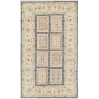 Traditional Hand Knotted Accent Rug | Turkish Area Rug for Bedroom, Kitchen and Entryway Decor | 100% Wool