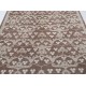 Hand Knotted Beige, Brown Wool Area Rug | Turkish Ogee Floral Design Carpet Hand Knotted Beige, Brown Wool Area Rug | Turkish Ogee Floral Design Carpet