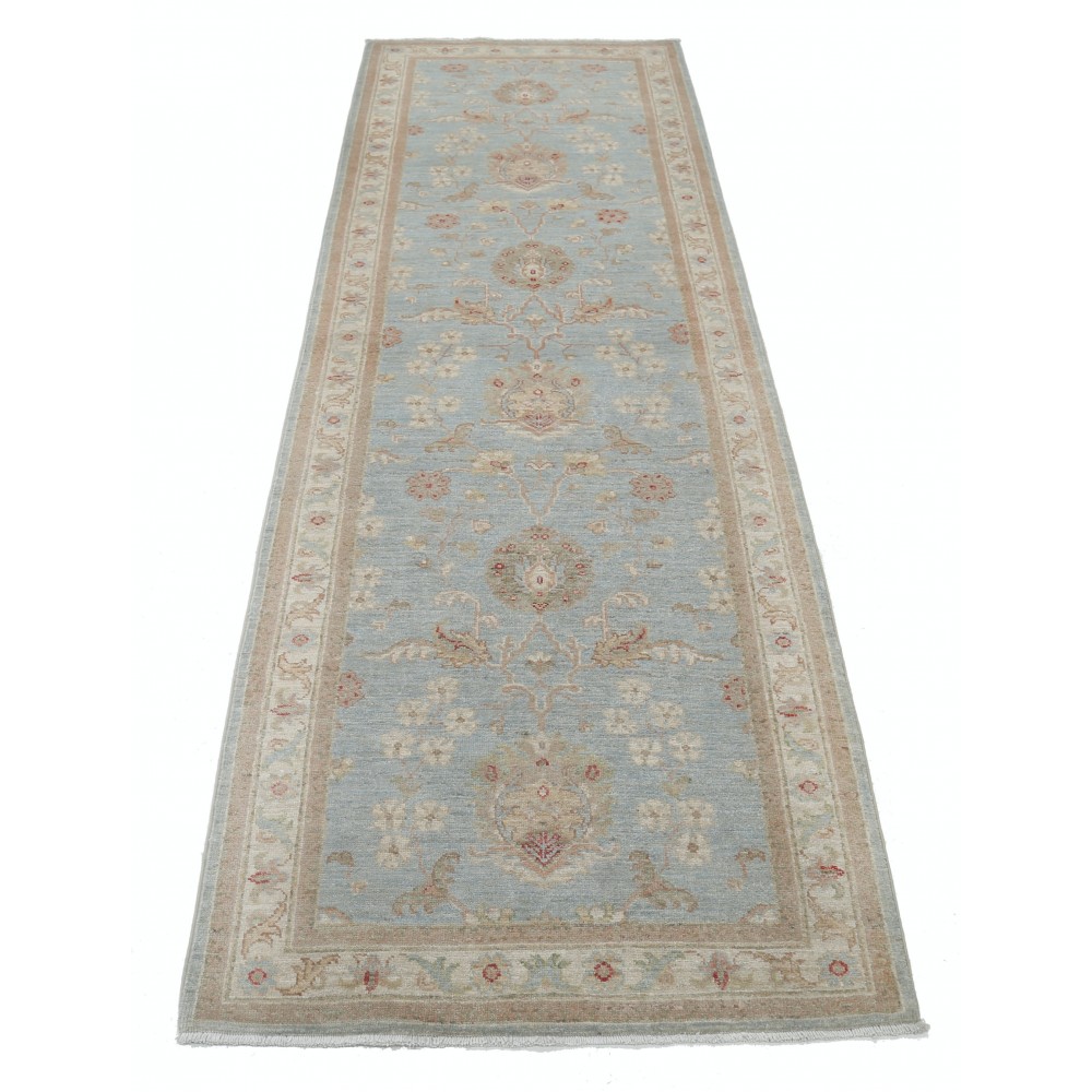 Light Blue Runner Rug for Corridor and Hallway | Handknotted Hallway Runner Rug | Floral Stair Rug Light Blue Runner Rug for Corridor and Hallway | Handknotted Hallway Runner Rug | Floral Stair Rug