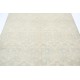 Hand Knotted Light Blue, Ivory Wool Area Rug | Turkish Floral Trellis Design Carpet