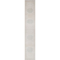 Hand-Knotted Wool Runner Rug | Soft-Toned Corridor Rug for Hallway and Entryway