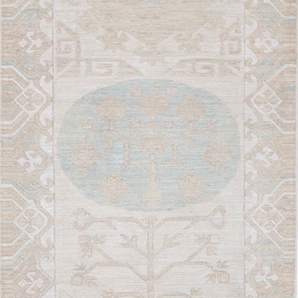 Hand-Knotted Wool Runner Rug | Soft-Toned Corridor Rug for Hallway and Entryway Hand-Knotted Wool Runner Rug | Soft-Toned Corridor Rug for Hallway and Entryway