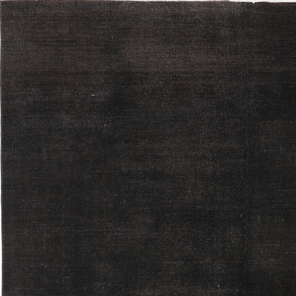 Hand Knotted Dark Brown Wool Area Rug | Turkish Minimal Design Carpet Hand Knotted Dark Brown Wool Area Rug | Turkish Minimal Design Carpet