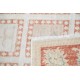Hand Knotted Ivory, Peach, Light Blue Accent Rug | Geometric Floral Rug | 100% Wool Hand Knotted Ivory, Peach, Light Blue Accent Rug | Geometric Floral Rug | 100% Wool