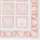 Hand Knotted Ivory, Peach, Light Blue Accent Rug | Geometric Floral Rug | 100% Wool Hand Knotted Ivory, Peach, Light Blue Accent Rug | Geometric Floral Rug | 100% Wool