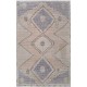 Hand Knotted Light Blue, Beige Wool Area Rug | Turkish Striped Geometric Rug Hand Knotted Light Blue, Beige Wool Area Rug | Turkish Striped Geometric Rug