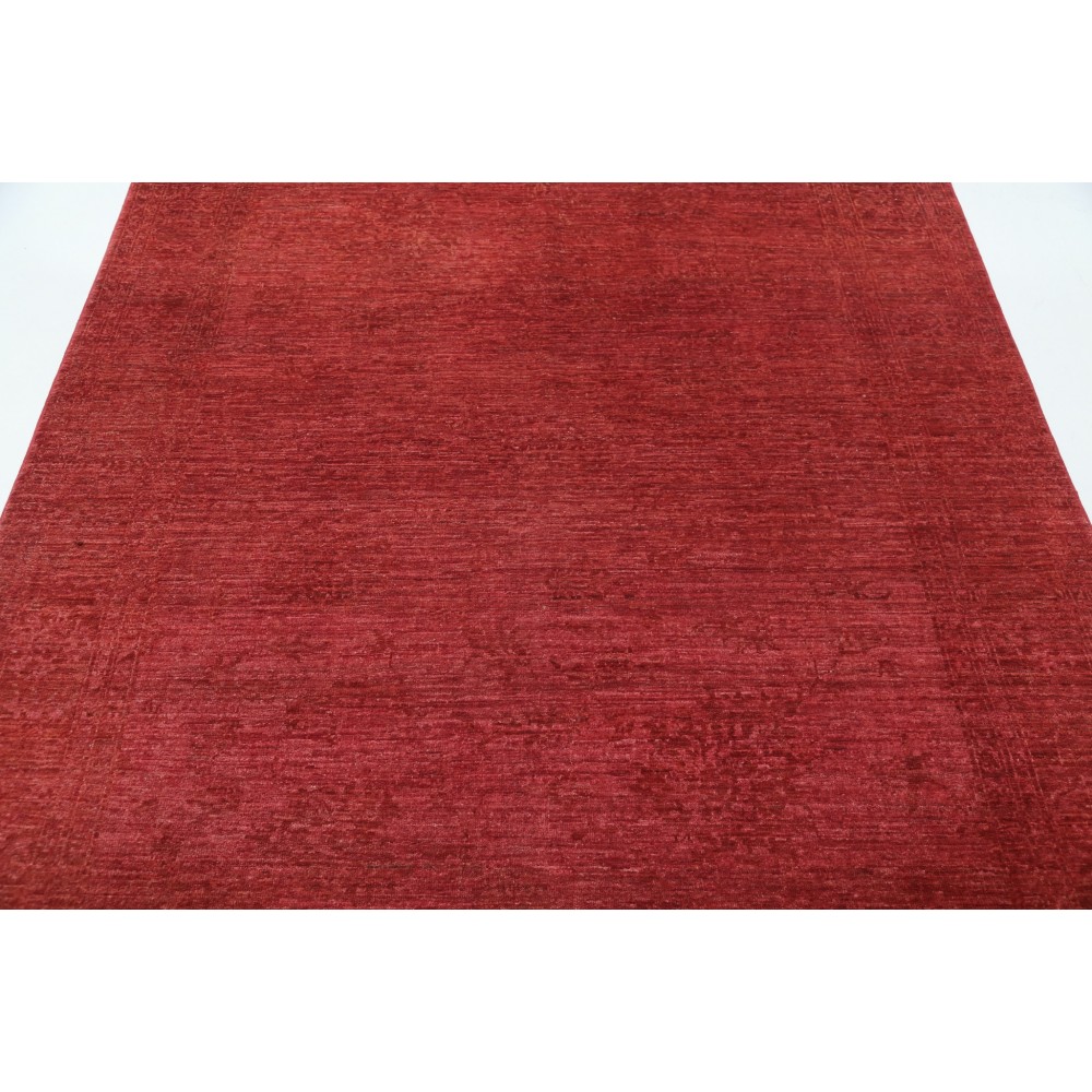 Hand Knotted Red Turkish Wool Area Rug for Living Room, Bedroom and Dining Room Hand Knotted Red Turkish Wool Area Rug for Living Room, Bedroom and Dining Room
