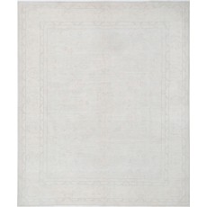 Hand Knotted Beige Large Area Rug for Home Decor | 100% Wool Living Room Carpet