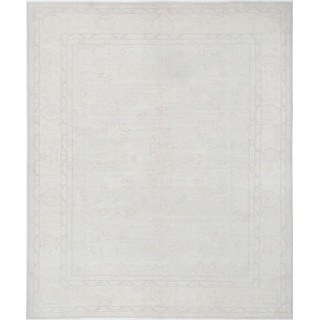 Hand Knotted Beige Large Area Rug for Home Decor | 100% Wool Living Room Carpet