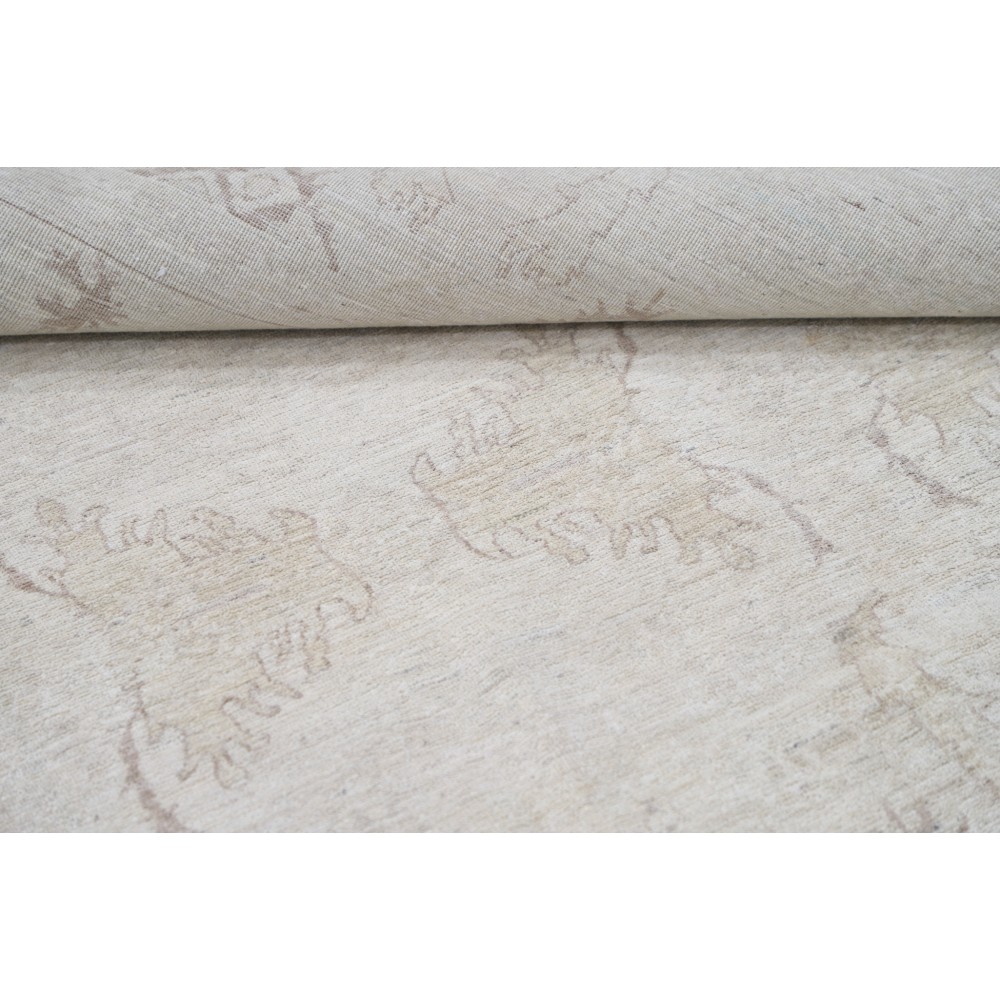 Handknotted Beige Turkish Area Rug for Living Room | 100% Wool Handknotted Beige Turkish Area Rug for Living Room | 100% Wool