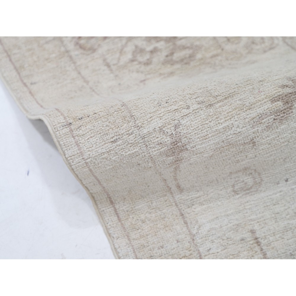 Handknotted Beige Turkish Area Rug for Living Room | 100% Wool Handknotted Beige Turkish Area Rug for Living Room | 100% Wool