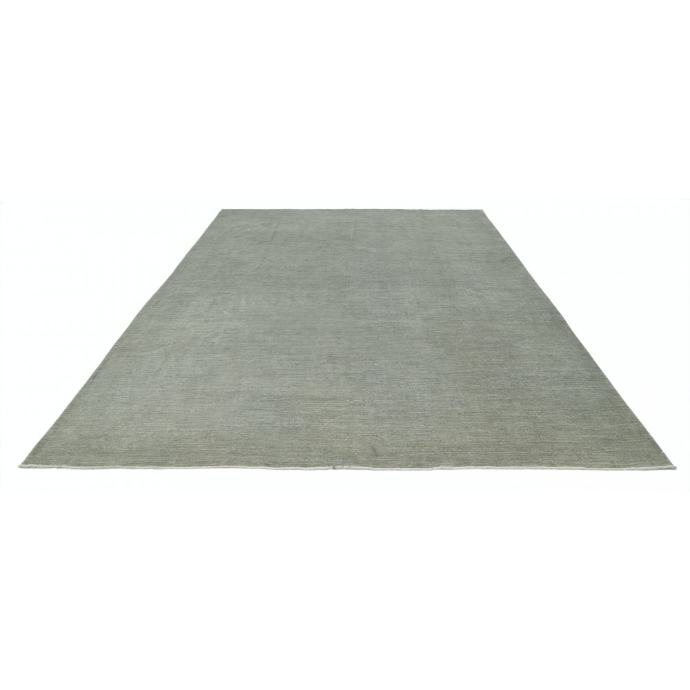 Hand Knotted Sage Green Wool Area Rug | Minimal Design Carpet Hand Knotted Sage Green Wool Area Rug | Minimal Design Carpet