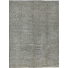 Hand Knotted Sage Green Wool Area Rug | Minimal Design Carpet