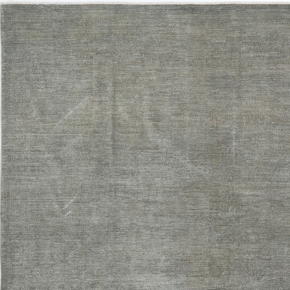 Hand Knotted Sage Green Wool Area Rug | Minimal Design Carpet Hand Knotted Sage Green Wool Area Rug | Minimal Design Carpet