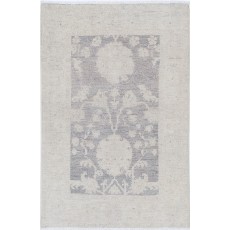 Traditional Oushak Accent Rug | Hand Knotted Muted Tone Rug | 100% Wool