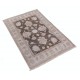 Hand Knotted Brown, Ivory, Pale Pink Wool Area Rug | Turkish Floral Design Accent Rug Hand Knotted Brown, Ivory, Pale Pink Wool Area Rug | Turkish Floral Design Accent Rug