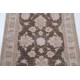 Hand Knotted Brown, Ivory, Pale Pink Wool Area Rug | Turkish Floral Design Accent Rug Hand Knotted Brown, Ivory, Pale Pink Wool Area Rug | Turkish Floral Design Accent Rug