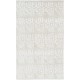 Hand Knotted Floral Rug, Beige Wool Area Rug, Botanical Pattern Carpet Hand Knotted Floral Rug, Beige Wool Area Rug, Botanical Pattern Carpet