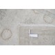 Hand Knotted Beige Wool Runner Rug | Oushak Floral Corridor Rug for Hallway, Kitchen Hand Knotted Beige Wool Runner Rug | Oushak Floral Corridor Rug for Hallway, Kitchen