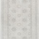 Hand Knotted Beige Wool Runner Rug | Oushak Floral Corridor Rug for Hallway, Kitchen Hand Knotted Beige Wool Runner Rug | Oushak Floral Corridor Rug for Hallway, Kitchen