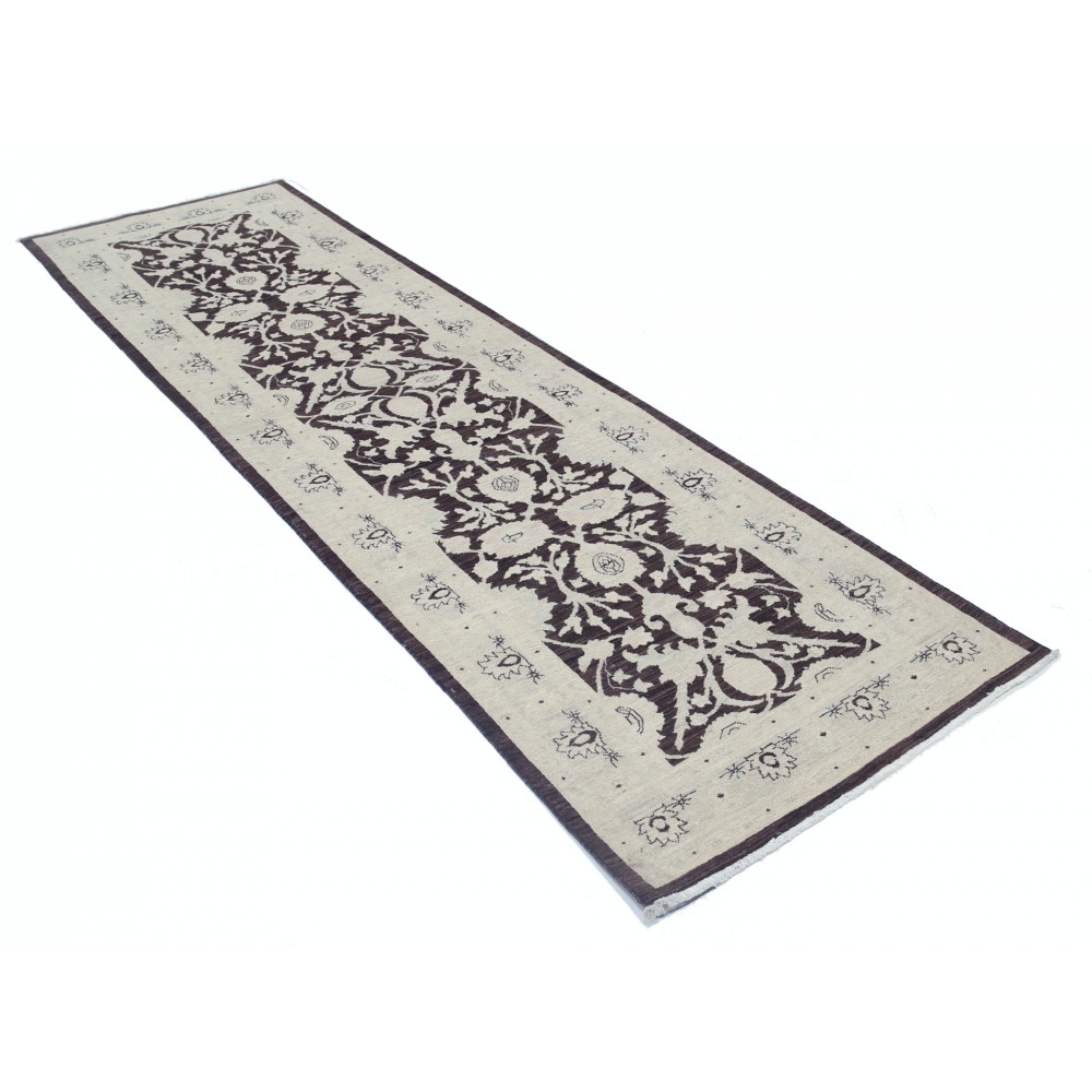Floral Hallway Runner | Kitchen Runner Rug | Handknotted Corridor Rug | Brown Stair Rug | 100% Wool Floral Hallway Runner | Kitchen Runner Rug | Handknotted Corridor Rug | Brown Stair Rug | 100% Wool