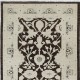 Floral Hallway Runner | Kitchen Runner Rug | Handknotted Corridor Rug | Brown Stair Rug | 100% Wool Floral Hallway Runner | Kitchen Runner Rug | Handknotted Corridor Rug | Brown Stair Rug | 100% Wool