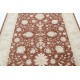 Hand Knotted Floral Area Rug with Red Field and Ivory Border | Turkish Oushak Wool Carpet Hand Knotted Floral Area Rug with Red Field and Ivory Border | Turkish Oushak Wool Carpet