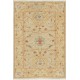 Hand Knotted Beige, Light Blue, Rust Wool Area Rug | Traditional Medallion Patterned Accent Rug Hand Knotted Beige, Light Blue, Rust Wool Area Rug | Traditional Medallion Patterned Accent Rug