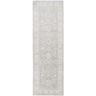 Beige Hallway Runner Rug | Kitchen Rug | Handknotted Corridor Rug | Wool Stair Rug