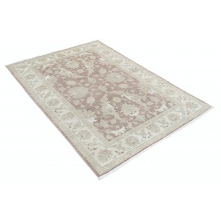 Hand Knotted Blush and Ivory Wool Area Rug | Turkish Floral Design Accent Rug Hand Knotted Blush and Ivory Wool Area Rug | Turkish Floral Design Accent Rug